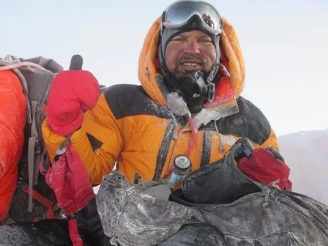 Satyarup Siddhanta during one of his expeditions