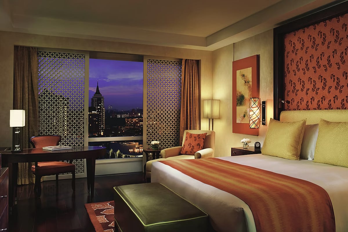 The Suite at Ritz Carlton offers a view of the cityscape