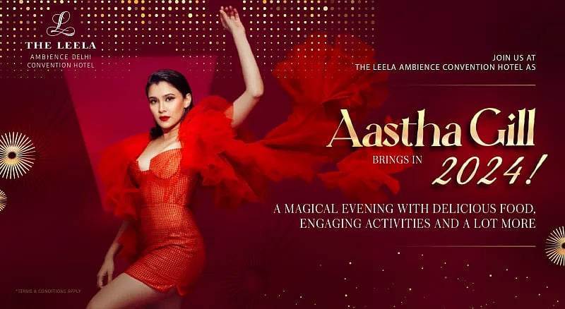 Aastha Gill Live at The Leela Ambience