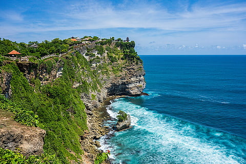 The stunning coast of Bali