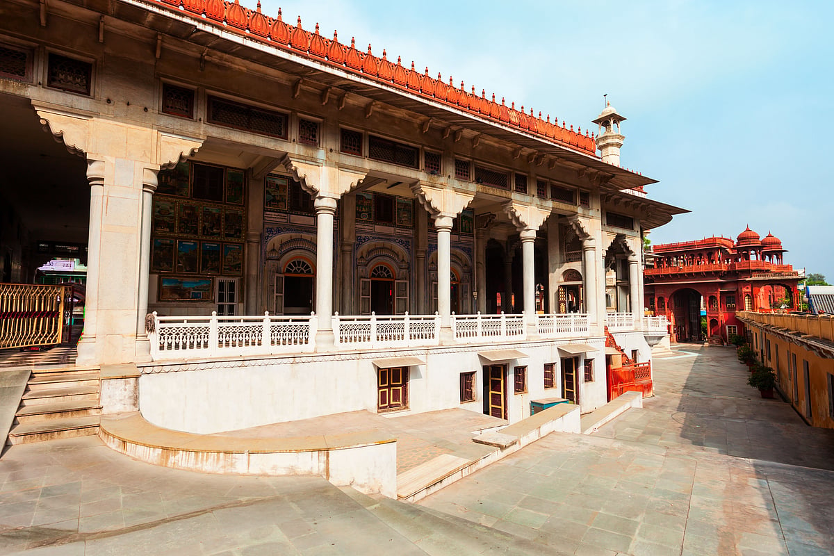The Nasiyan Jain Temple is also known as Digamber Jain temple