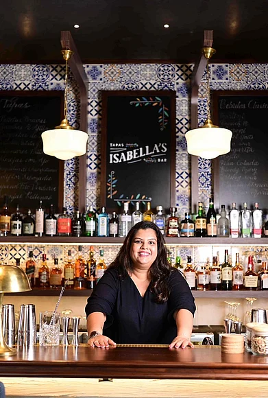 Isabellas Tapas Bar : Arati Naik, the founder of Isabellas Tapas Bar