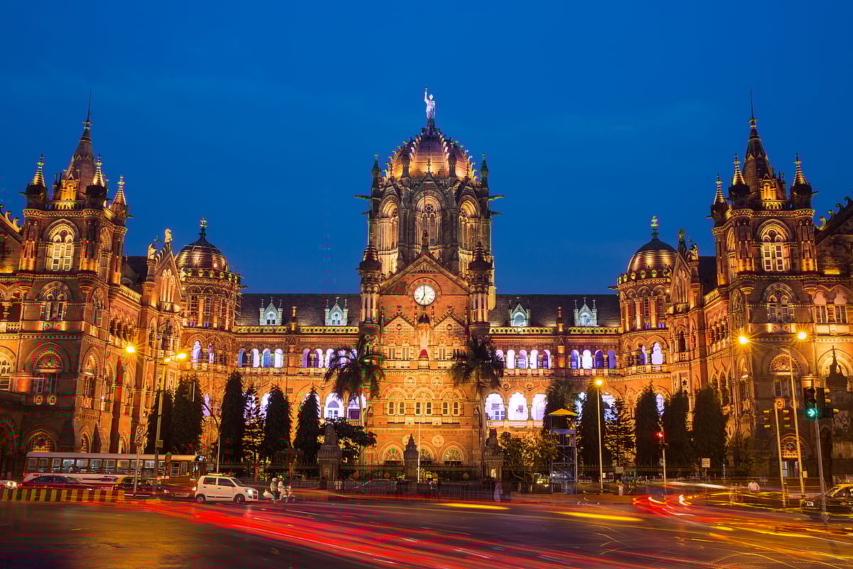 Mazur Travel on Shutterstock : The iconic Chatrapati Shivaji Terminus in Mumbai, India