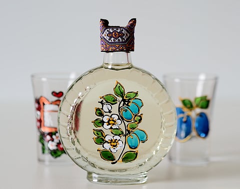 Serbian plum brandy sljivovica (pronounced SHLI’-vuh-vitsah)