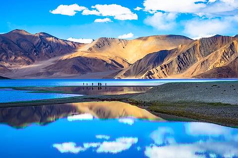 Pangong Tso in Ladakh