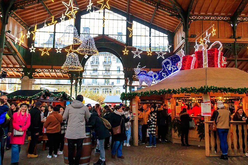 Christmas market at Montreux