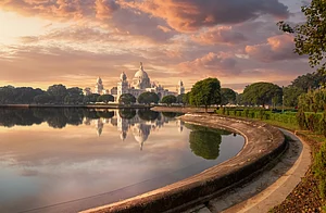 Shutterstock : A shot of Victoria Memorial, Kolkata
