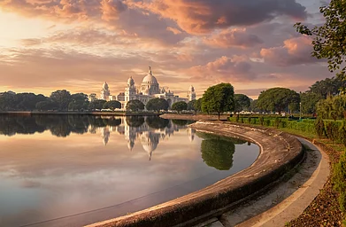 Shutterstock : A shot of Victoria Memorial, Kolkata