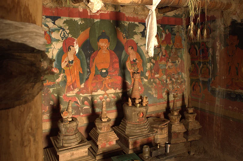 The village shrine (lhagang)