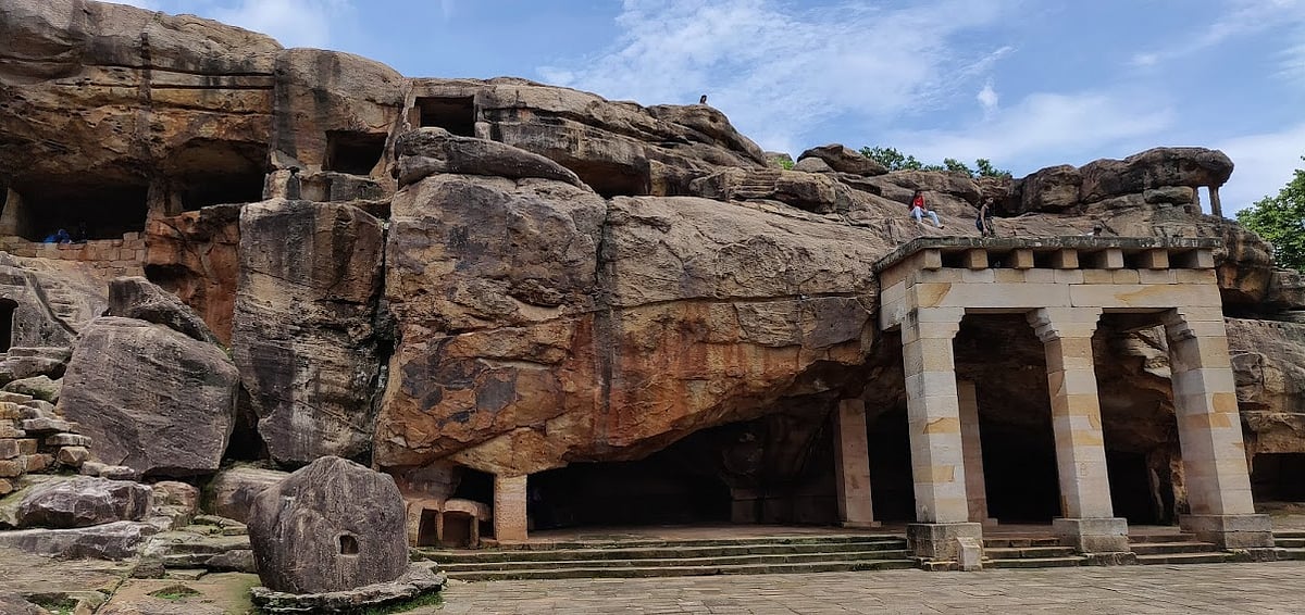 Udaygiri and Khandagiri caves are one of the earliest examples of Jain rock-cut architecture in eastern India