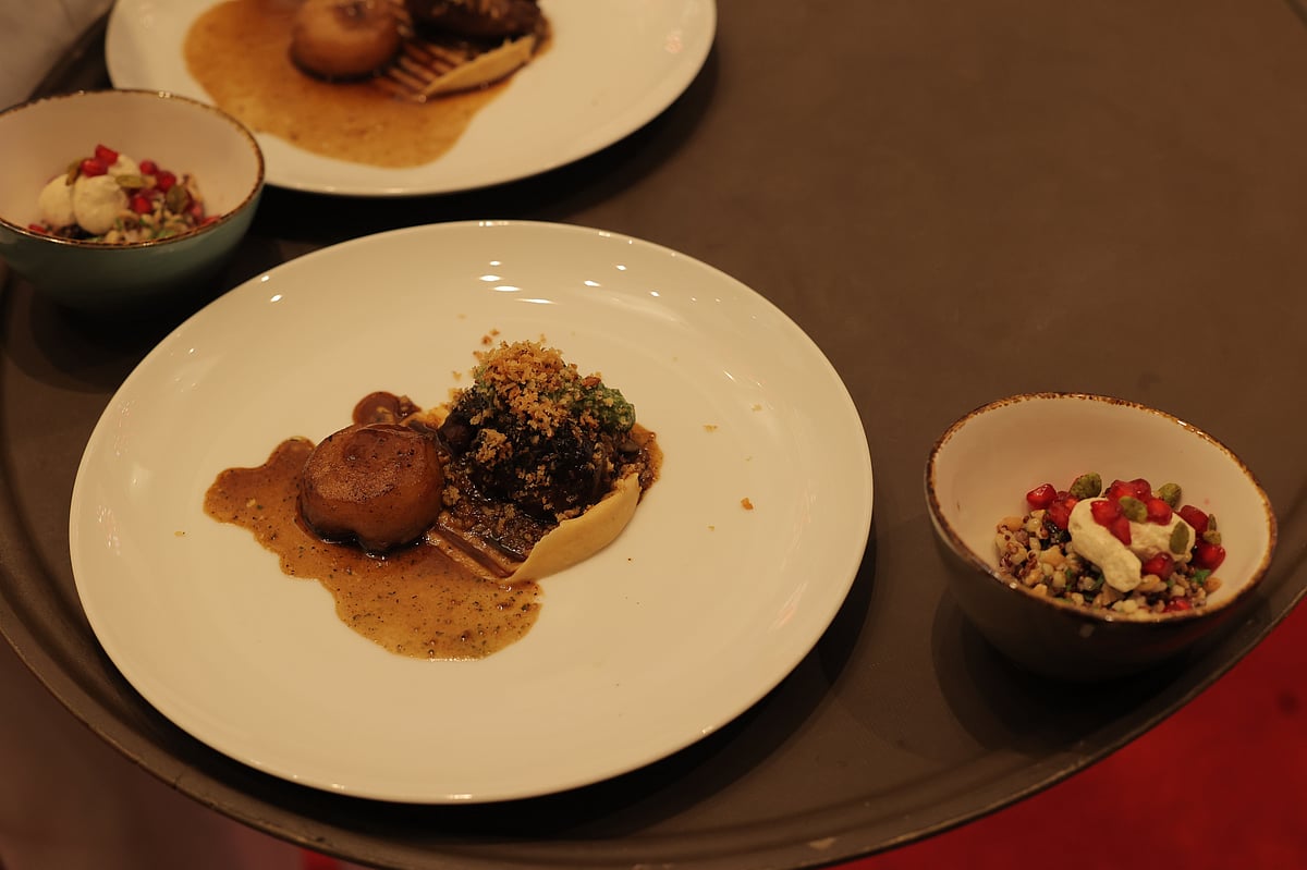 A dish prepared by the chefs at the Conosh Masterclass 