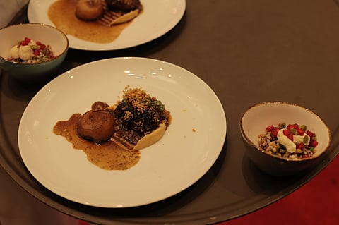 A dish prepared by the chefs at the Conosh Masterclass 
