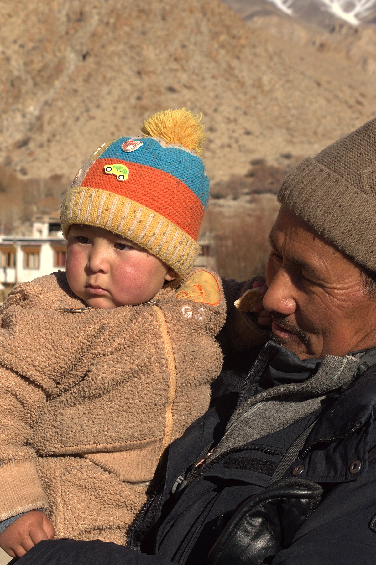 Norbu with his grandson
