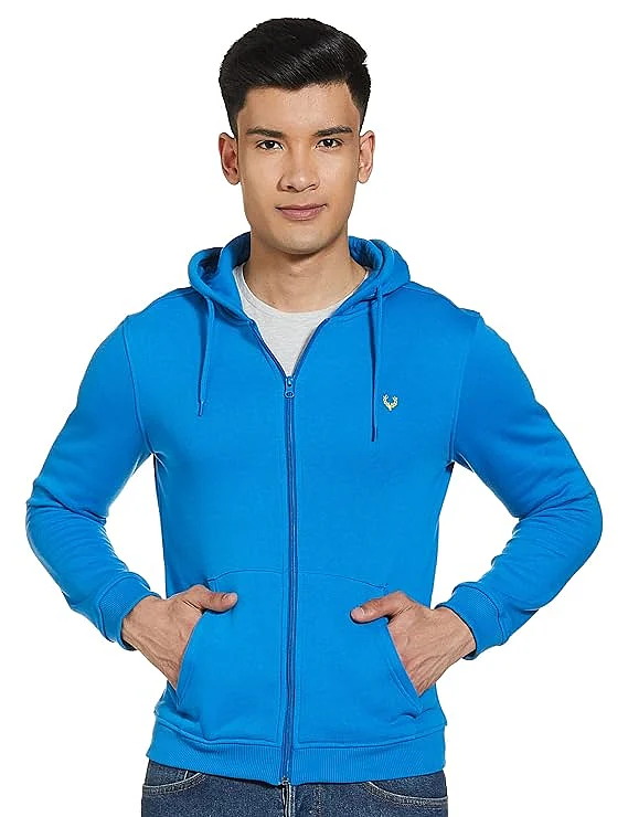Allen Solly Mens Cotton Hooded Neck Sweatshirt