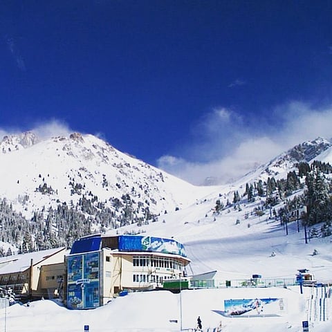 The ski resort of Tabagan near Almaty, Kazakhstan
