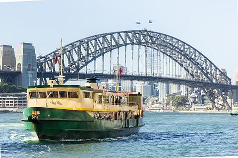 Sydney Harbour City Ferry in Circular Quay