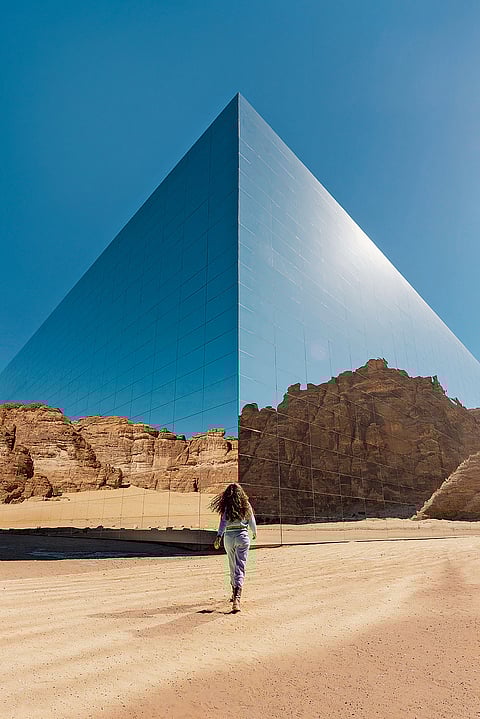 The Maraya Concert Hall is the world's largest mirrored building