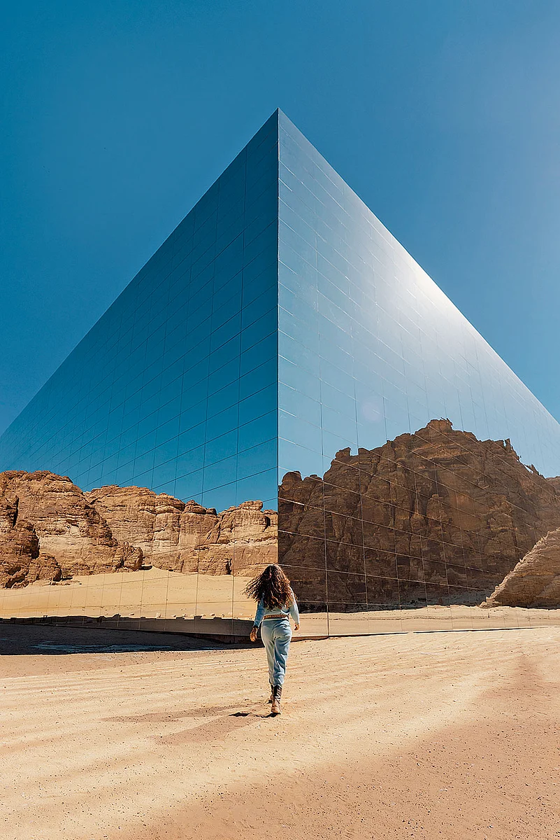 The Maraya Concert Hall is the worlds largest mirrored building