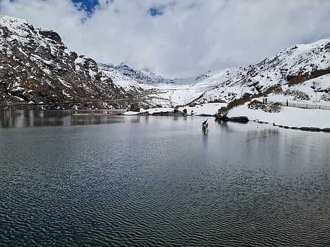 Tsongmo or Changu is a glacial lake in east Sikkim