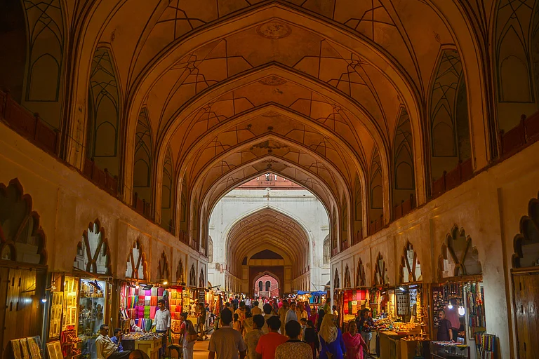 Persian baazar inside Red Fort - Shutterstock