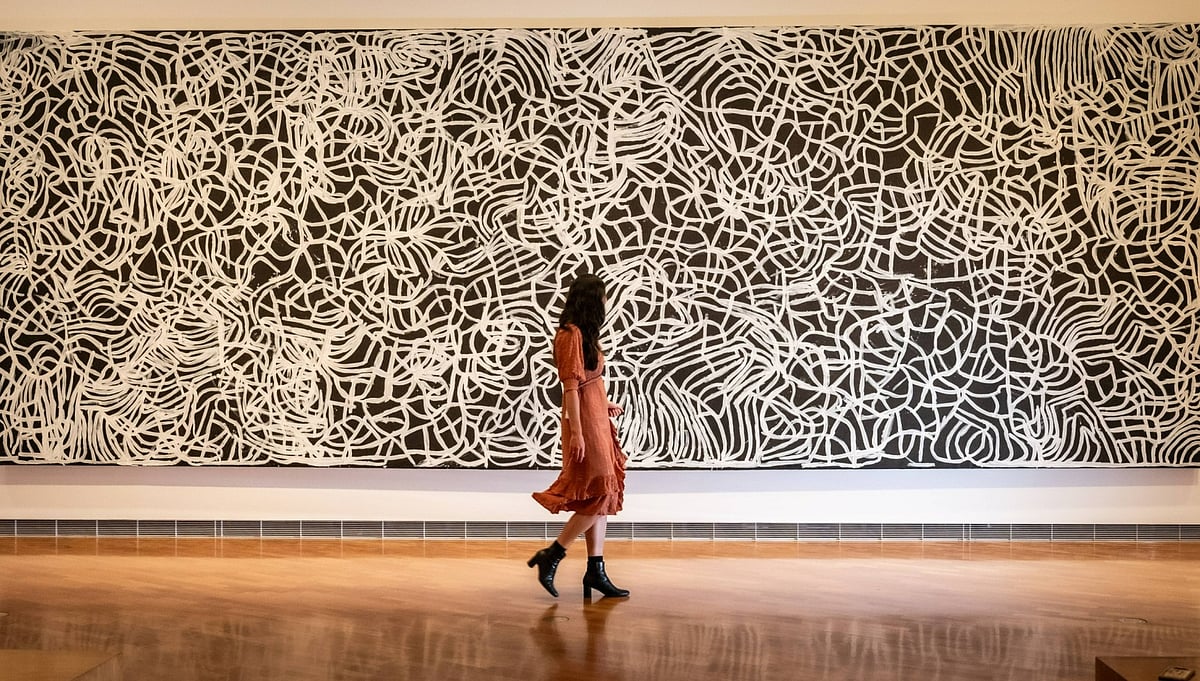 Emily Kam Kngwarray display