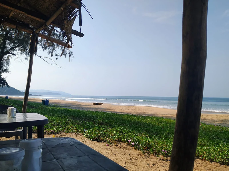 A pristine beach in south Goa