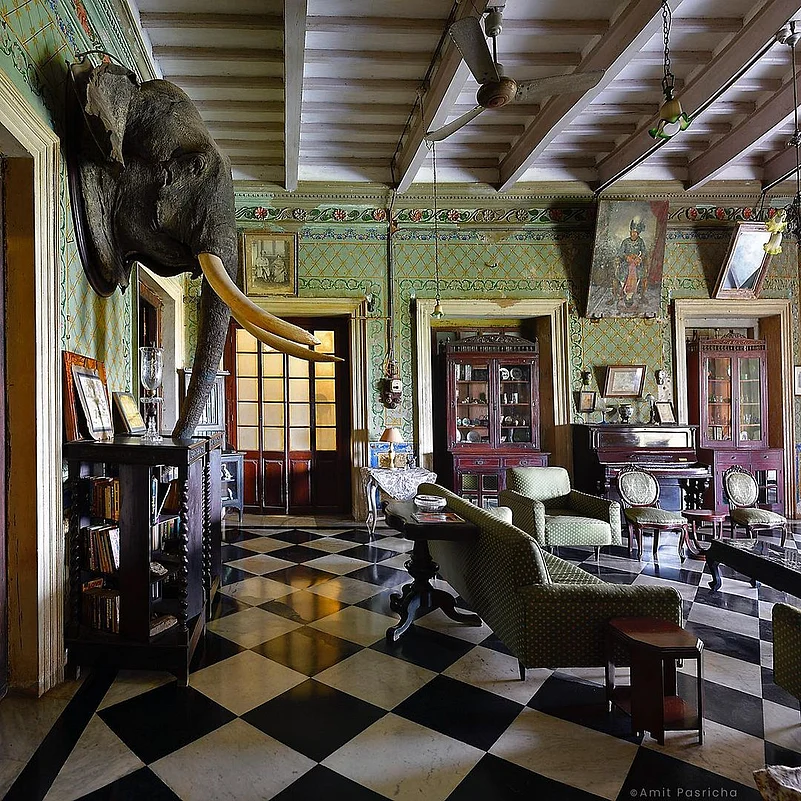 The furniture for the Dhenkanal Palace has been brought from furniture from Rajasthan, Gujarat, Kolkata and Mumbai