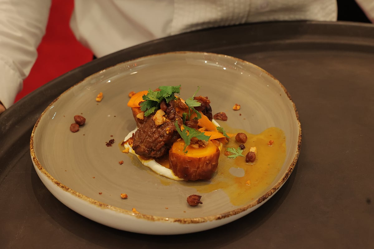 A dish prepared by the chefs at the Conosh Masterclass 