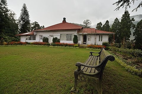 The Goomtee tea estate has several waterfalls within it.