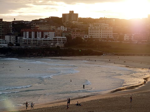 Sunset on Bondi Beach