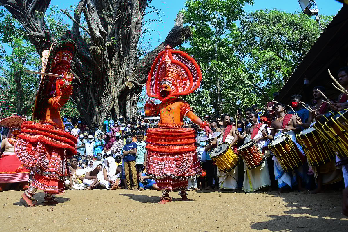 A Theyyam performance