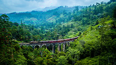 The Nine Arches Bridge in Sri Lanka