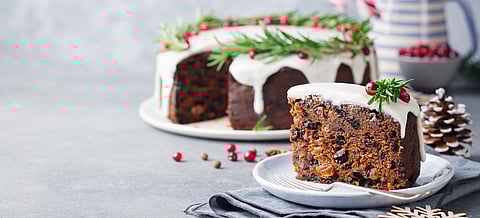Christmas fruit cake