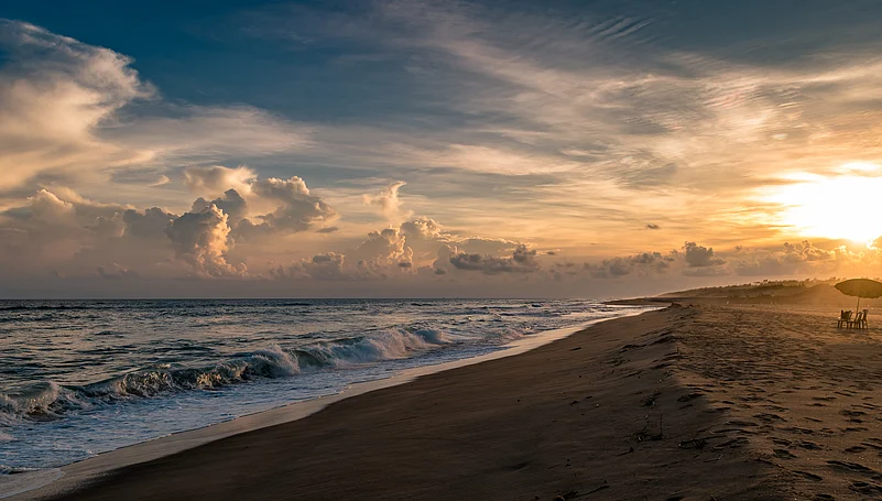 The serene Puri beach