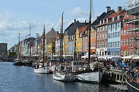 In Nyhavns old harbour, Denmark