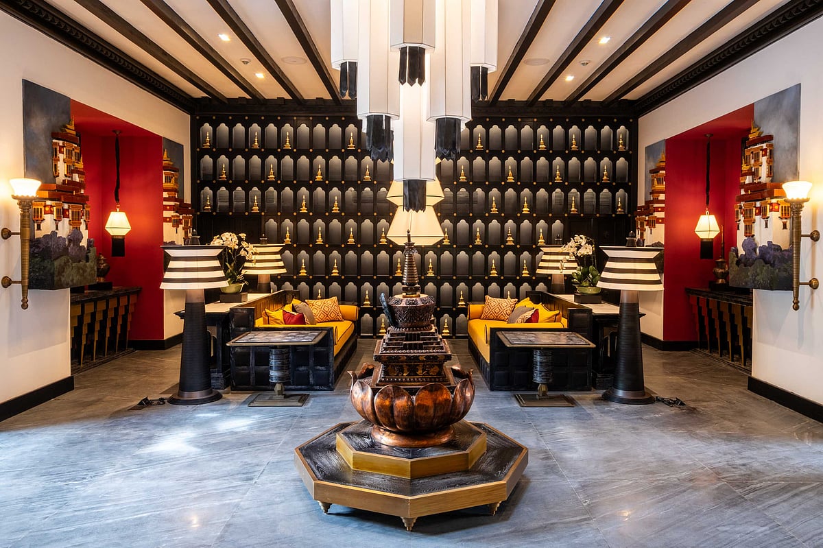 The interiors of Pemako Punakha celebrates local culture