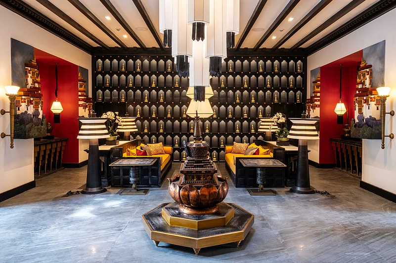 The interiors of Pemako Punakha celebrates local culture