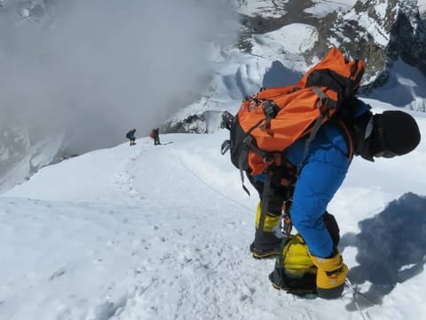 Satyarup Siddhanta during an expedition