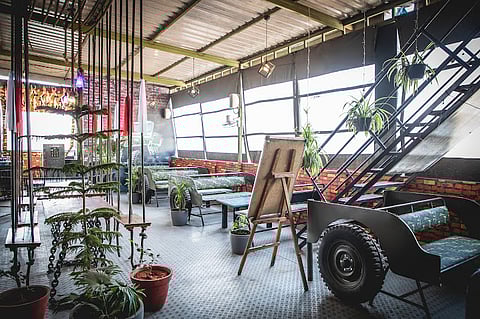 Willy's Top Cafe is themed after Jeeps