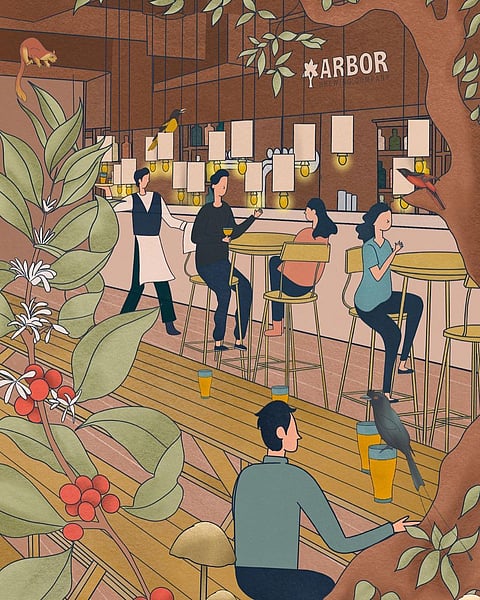 Arbor works with local plantation estates like Kerehaklu in Chikmagalur