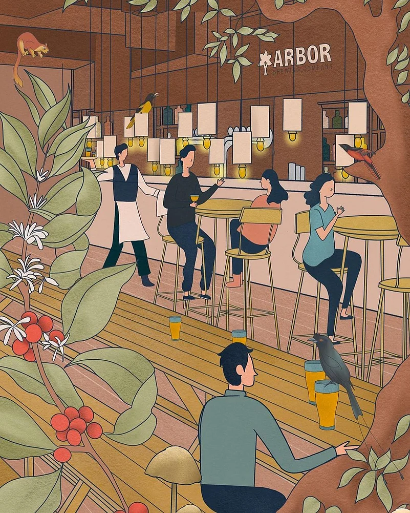 Arbor works with local plantation estates like Kerehaklu in Chikmagalur