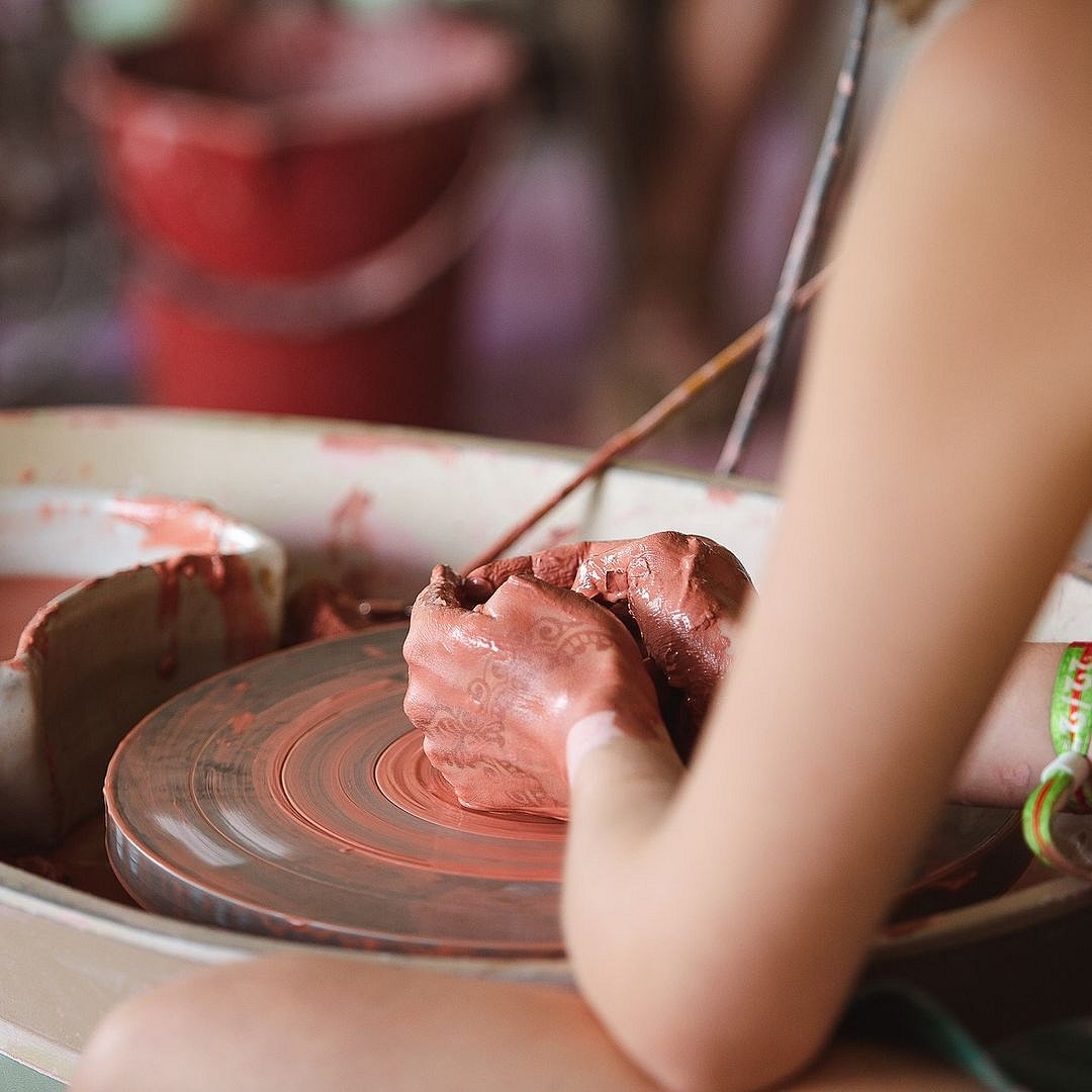 Workshops for activities like pottery, knitting, carpentry, among many others, can be availed at the festival.