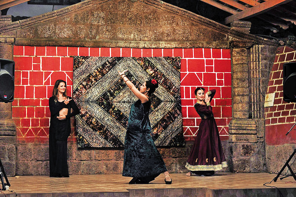 A performance at the Assagao Mehfil