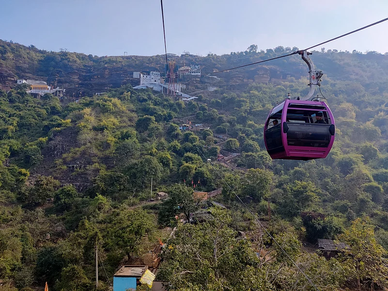 Chitrakoot ropeway at Hanuman Dhara