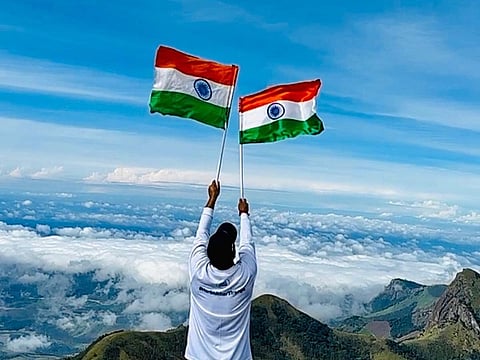 A glimpse of Colonel Jamwal's Har Shikhar Tiranga expedition