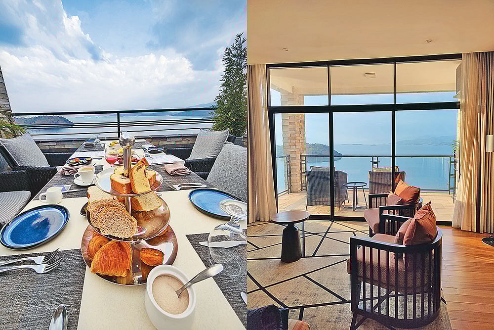 Cleo Lake Kivu Hotel offers a panoramic view of the lake