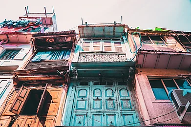harsh vardhan meena on Shutterstock : Ahmedabads 6,000 pols are self-contained neighbourhoods consisting of clusters of houses laid along narrow streets