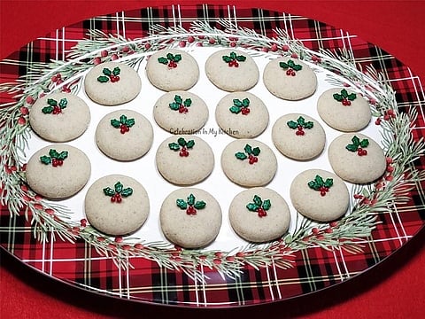 Nankhatais are the easiest to make among Christmas treats