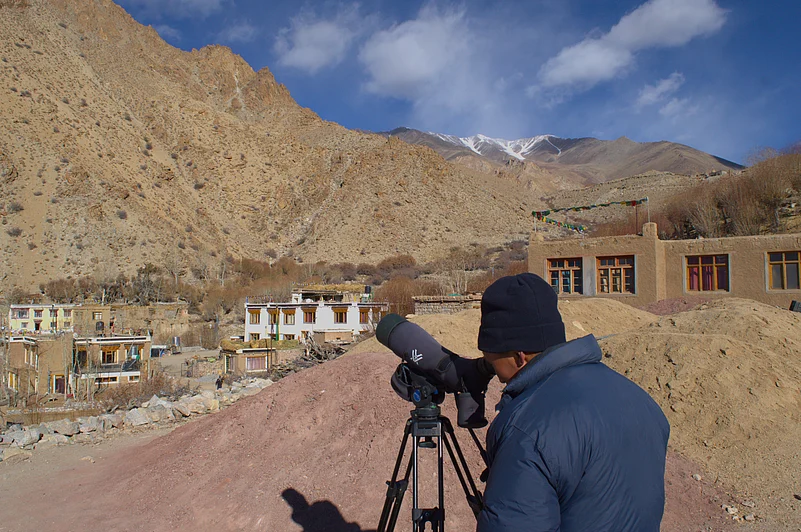 Morup Namgail, another seasoned spotter