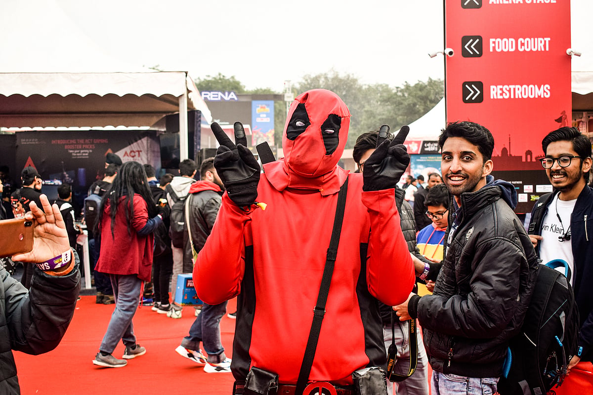 People at Comic Con, Delhi